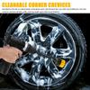 4Pcs Detailing Drill Brush Kit Car Wash Brush Hard Bristle Drill Auto Scrubber Detailing Cleaning