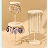 Fashionable Adjustable Sturdy Wood Necklace Holder Creative Jewelry Display Stand Portable for Space Saving Storage