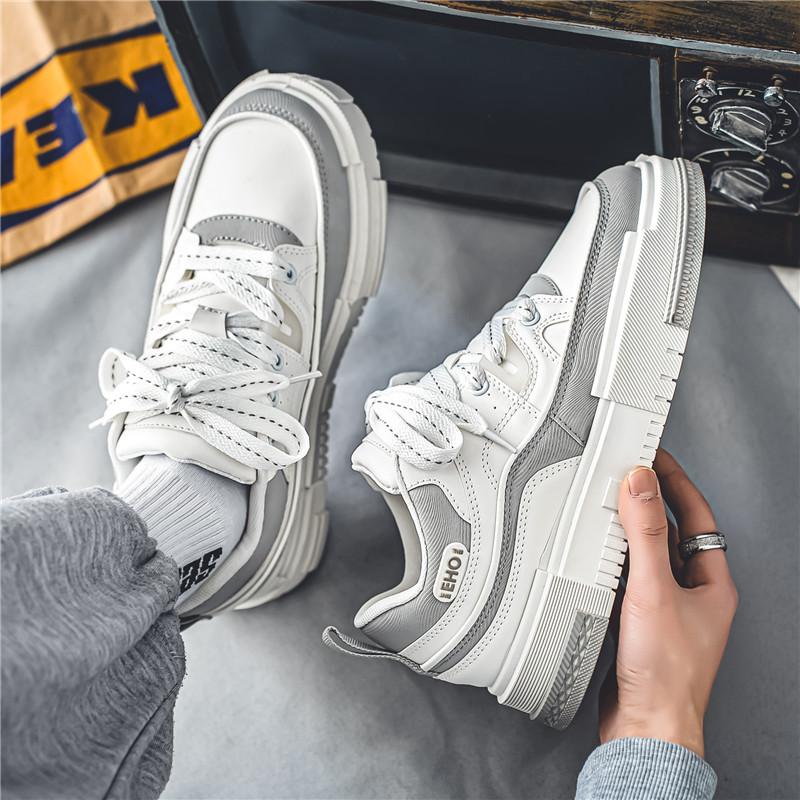 Men 's Casual Four Seasons Fashion Skateboarding Students Comfortable Sneakers Boys Trending Soft Sole Breathable Shoes