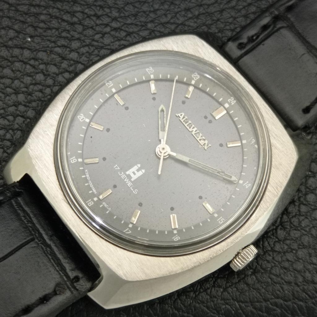 ALLWYN 6300A HAND-WINDING VINTAGE INDIA MENS ORIGINAL DIAL WATCH a706228-1