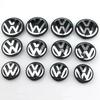 WGLRK1 3B7601171 1J0601171 Para VW Volkswagen, 4 piezas, 60MM 56MM 65MM 70MM, Tapas de buje de rueda con emblema para coche Golf, Acces