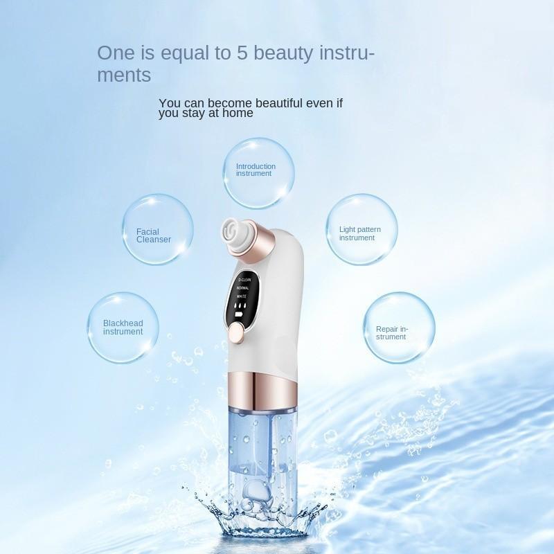 Portable Pore Vacuum Face Cleaner Electric Pimple Blackhead Remover USB Rechargeable Water Cycle Facial Cleaning Tools