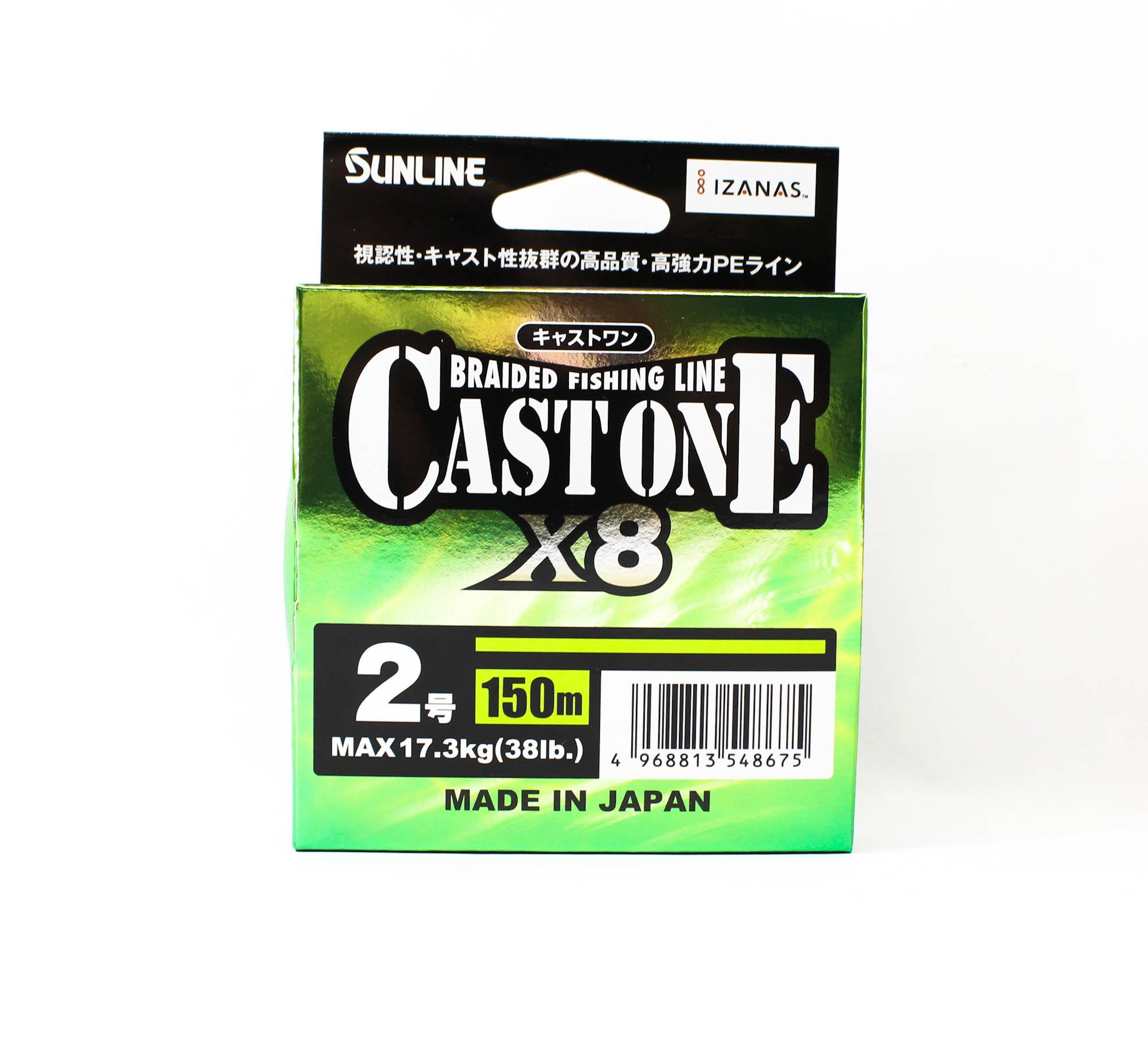 

Sunline P.E Line X8 Cast One HG 150M P.E 2 35lb Light Green (8675) светло-зеленый