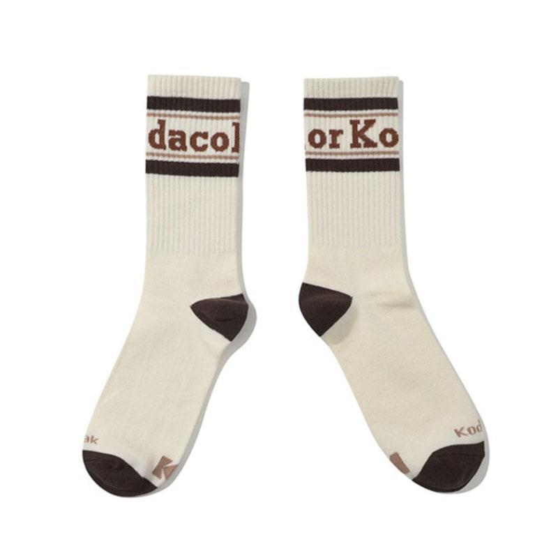 KODAK Apparel Kodacolor Crew Socks BROWN