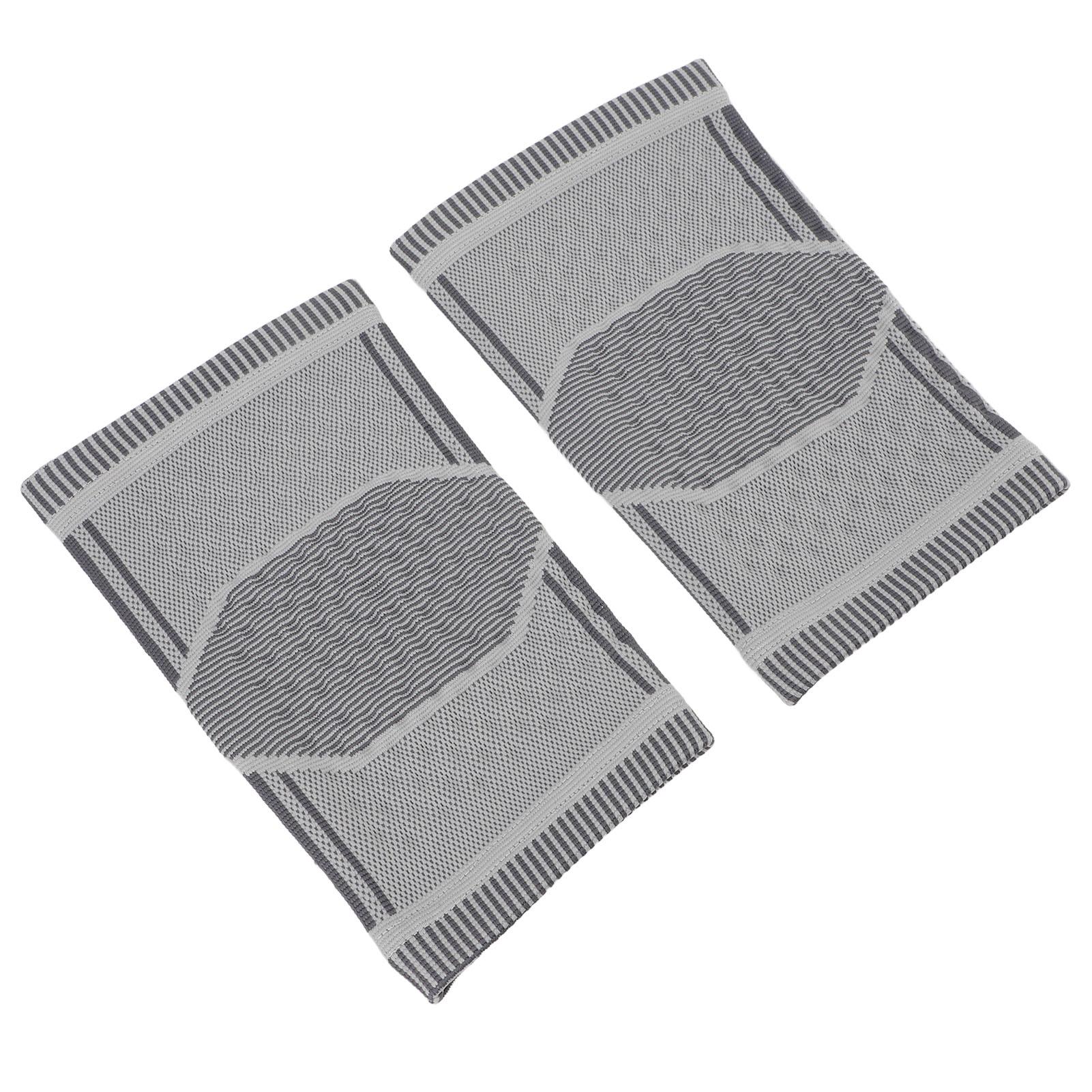 

1 пара самонагревающихся наколенников с обхватом 360 градусов, высокоэластичные, мягкие, дышащие, с полынью, согревающие наколенники для зимы XL