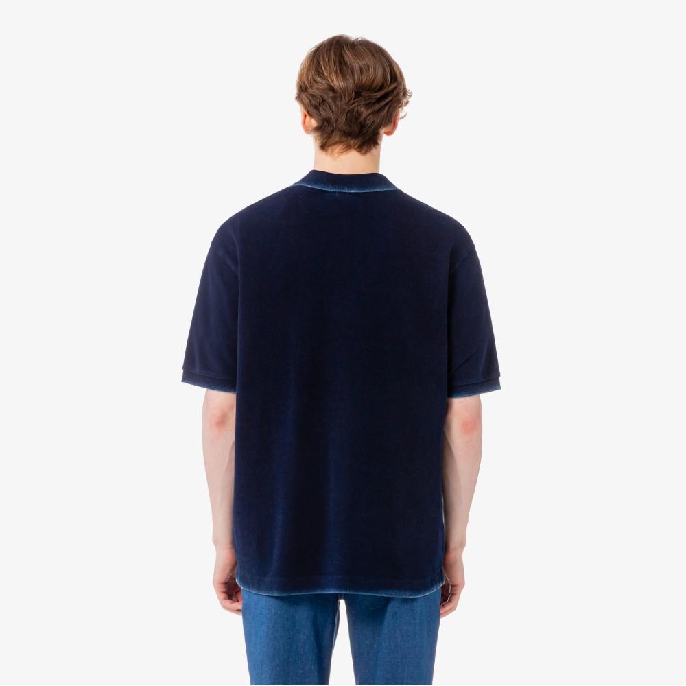 [lacoste] Men's JP Indigo Short-Sleeve Polo Shirt PH9428-56G3GF
