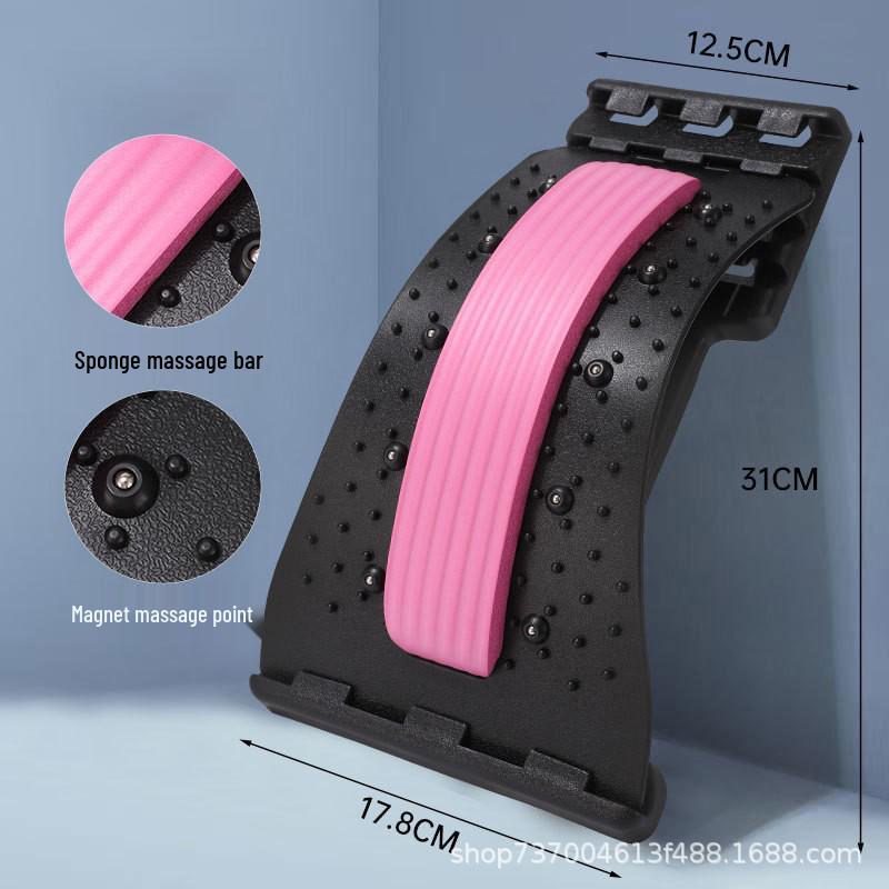 Lumbar Spine Corrector & Neck-Shoulder Back Stretcher with Waist Massager
