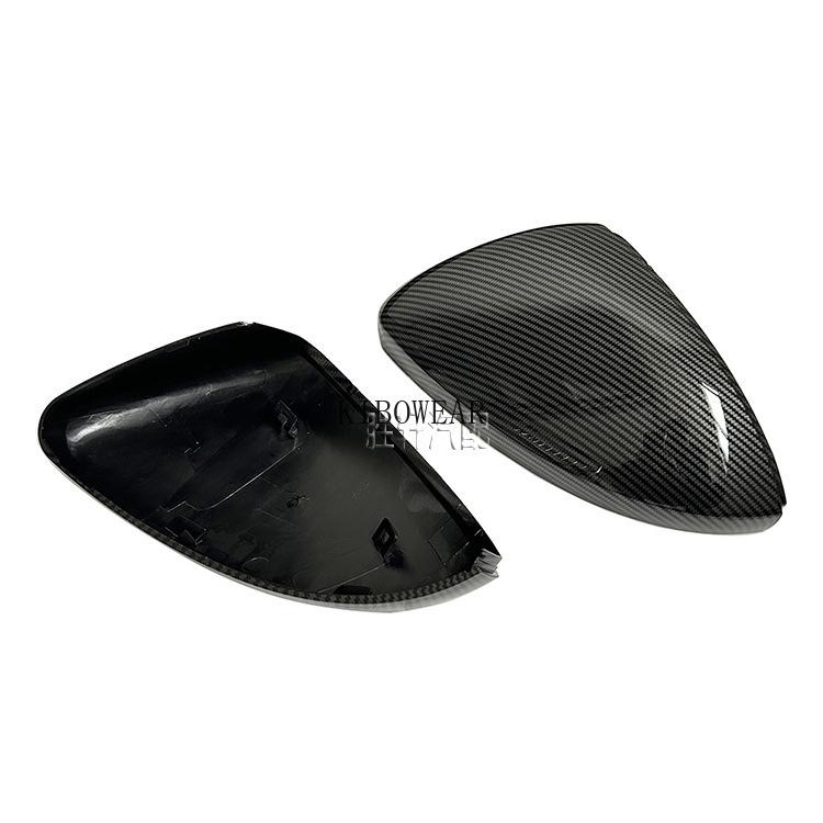 2pc Carbon Side Wing Mirror Cover Cap for Volkswagen Jetta MK7 -2025 W/O Turn Signal VII Auto Replace Part
