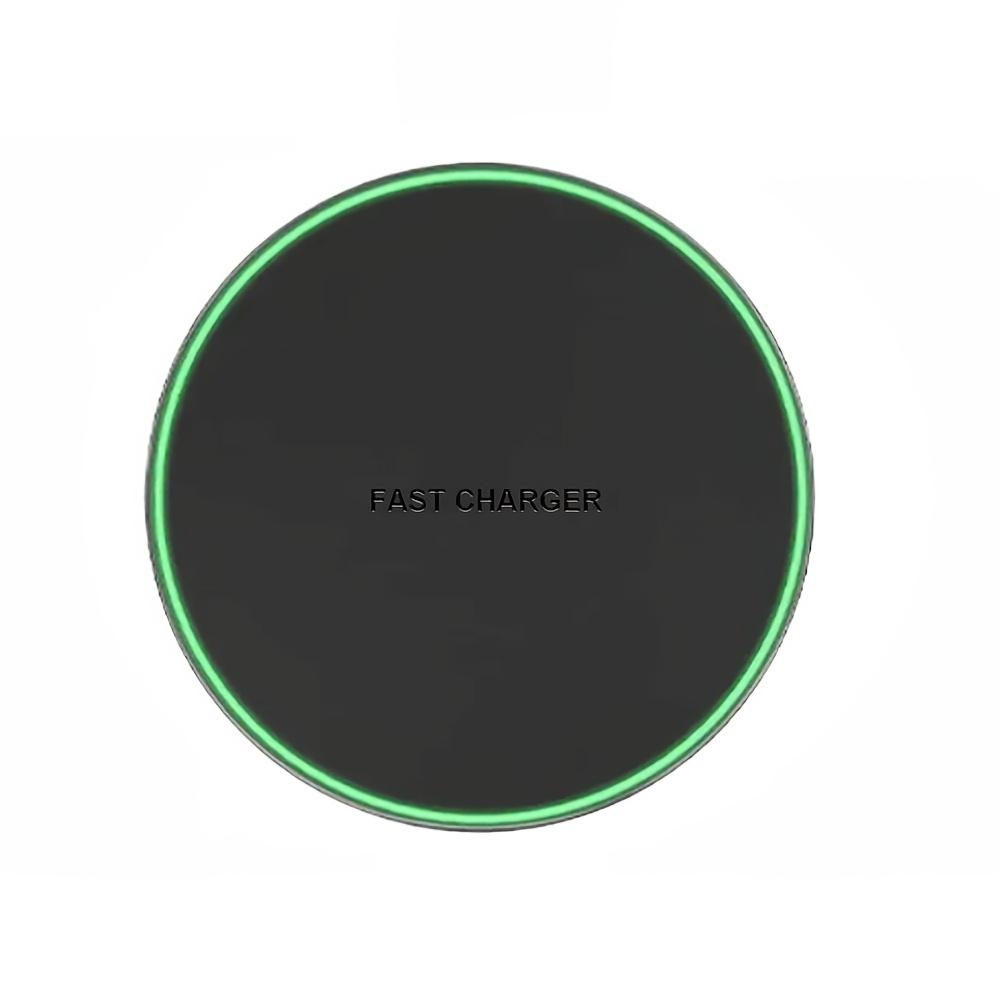 15W Circular Wireless Fast Charger with 1m Type-C Cable 35W Portable Desktop Charger