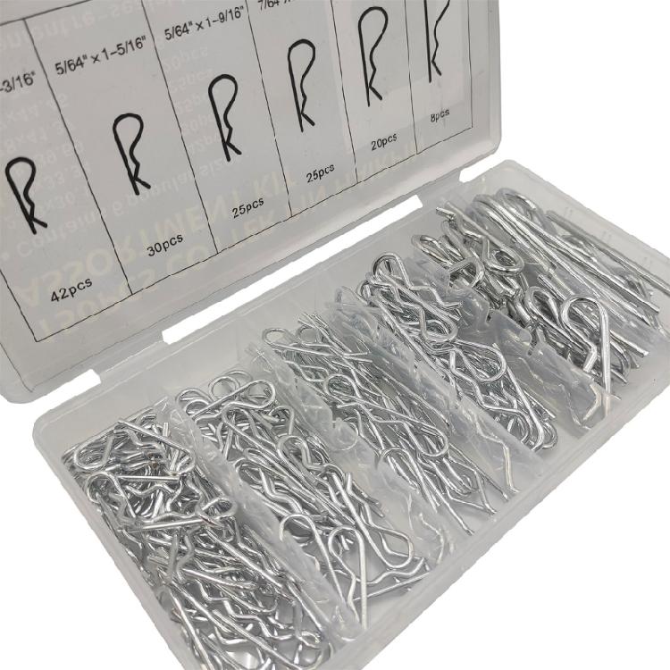 150Pcs Spring Steel Safety Split Clip Replacement Retainer Pins Retaining Pins Tractor Cotter Pins Easy Installation