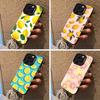 S-Seaside Scenario Wine Lemon For iPhone 17 16 15 14 13 12 11 Pro Max XS 17 Air Silicone Colored Silver Bumper Cover
