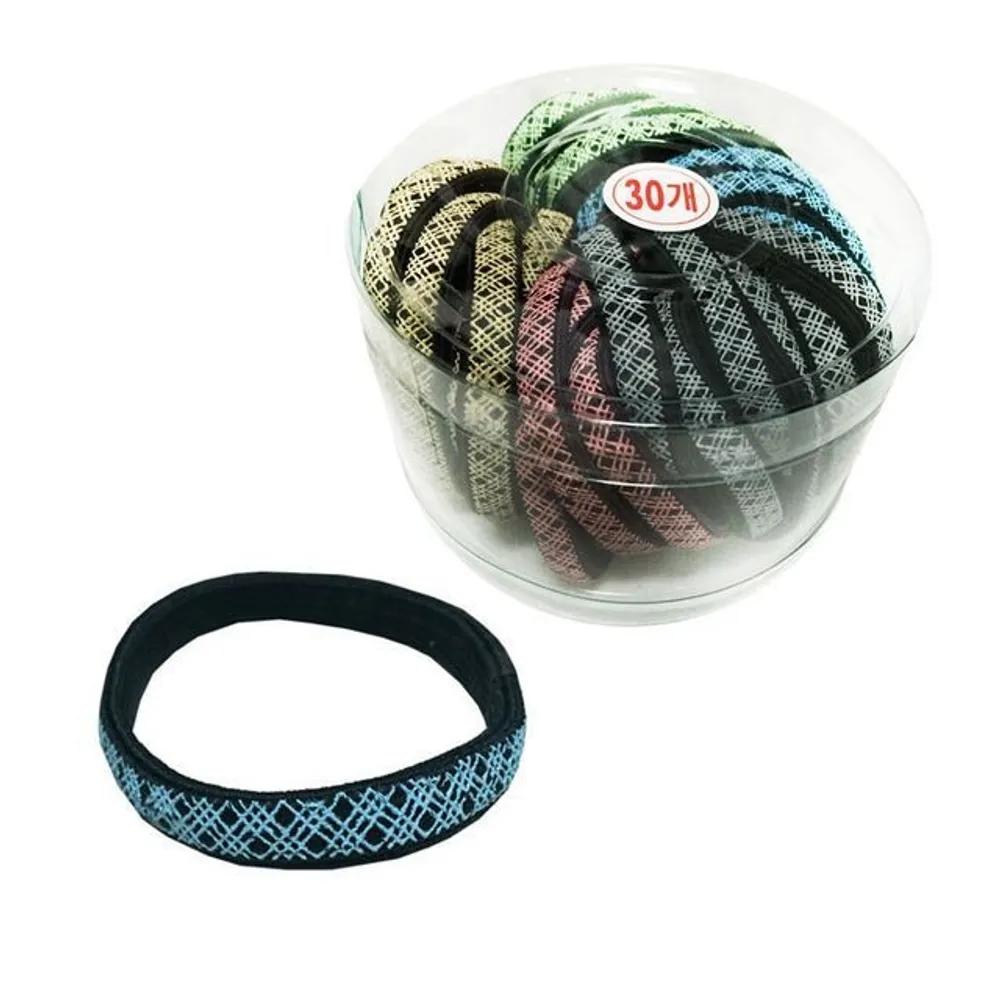 Fashion Accessories Hairband 30-Piece Set Flat Elastic Bands