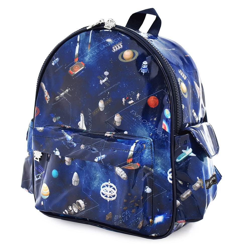 COLORFUL CANDY STYLE Kindergarten Backpack PET Future Planetary Exploration and Spaceship