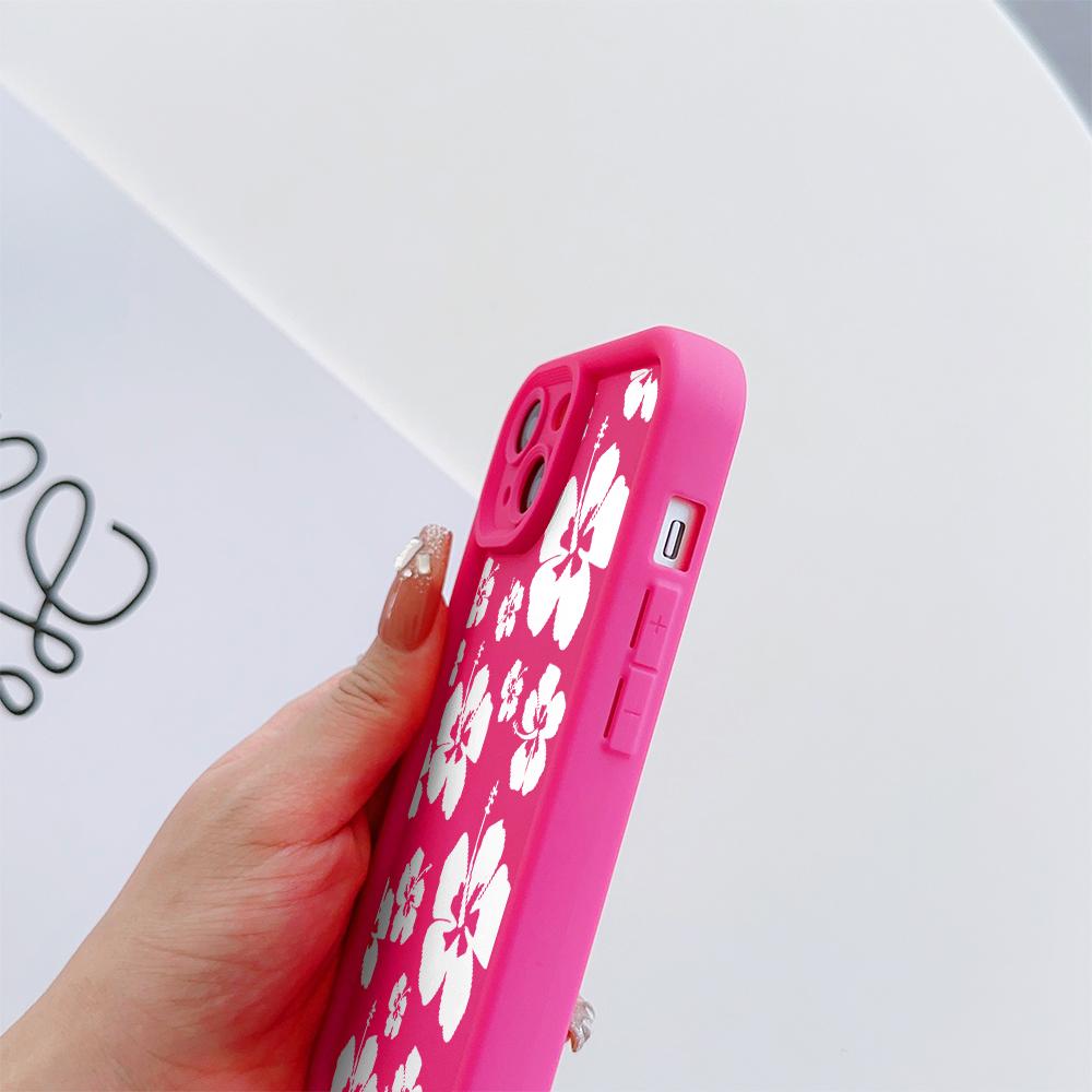 Elegant Flowers Pattern Soft TPU Phone Case for iPhone 17 Air 16 15 14 Pro Max Plus 13 12 Mini 8 7 X Xs Back Cover