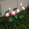 Plug in Light Solar Lotus Light Solar Powered Garden Lights Solar Powered Light  Balcony Atmosphere