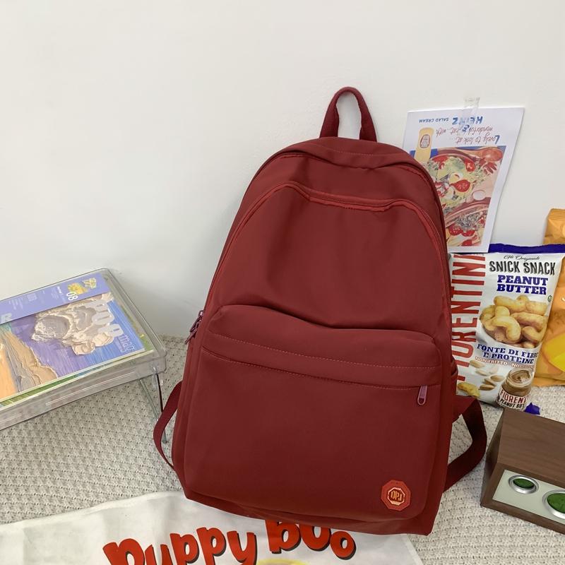 Легкий однотонный школьный рюкзак — фото 22