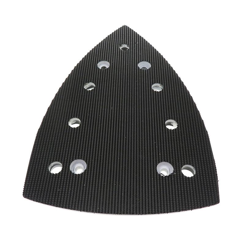 4 Nail 7 Holes Polishing Disc Practical Triangular Hook & Loop Sanding Pad Replacement Plate for DTS 400-REQ