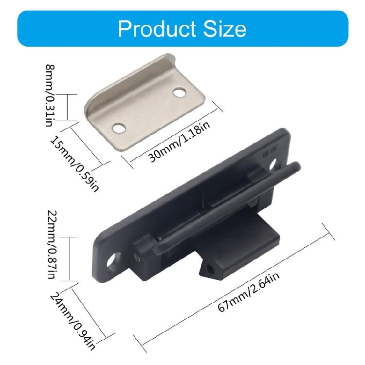 Car Door Holder Retainer Baggage Door Catch Latches to Keep Door Open,T Shaped Car Door Stoppers for Motorhomes
