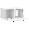 Wall Mounted TV Cabinet 59.5 x 41 x 30 cm High Gloss White