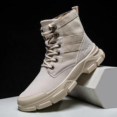 Buty Zimowe Buty Męskie 2024 Sneakersy Wysokie Buty Casualowe Moda Buty Casualowe Sneakersy Męskie Buty Zamszowe Męskie Pluszowe Ciepłe yu7
