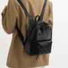 Rivet PU Backpack Women Travel Backpack