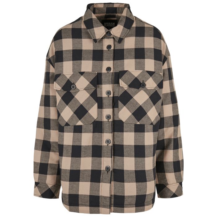 Chemise En Flanelle - Urban Classics - Padded - Motif À Carreaux - Coupe Oversize - Doublure Matelassée