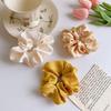 French Satin Large Intestine Hair Tie - Girlish Korean Rubber Band Hair Accessory