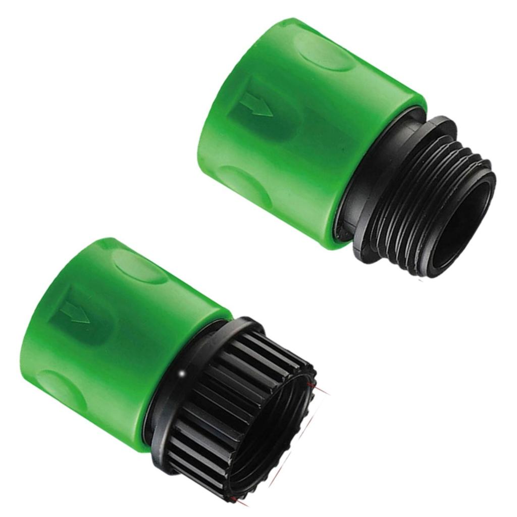 Langlebiger Kunststoff 3/4 Zoll Schlauchverbinder Autowaschschlauchadapter Spritzpistolenverbinder für Garten Autowäsche Wasserhahnadapter