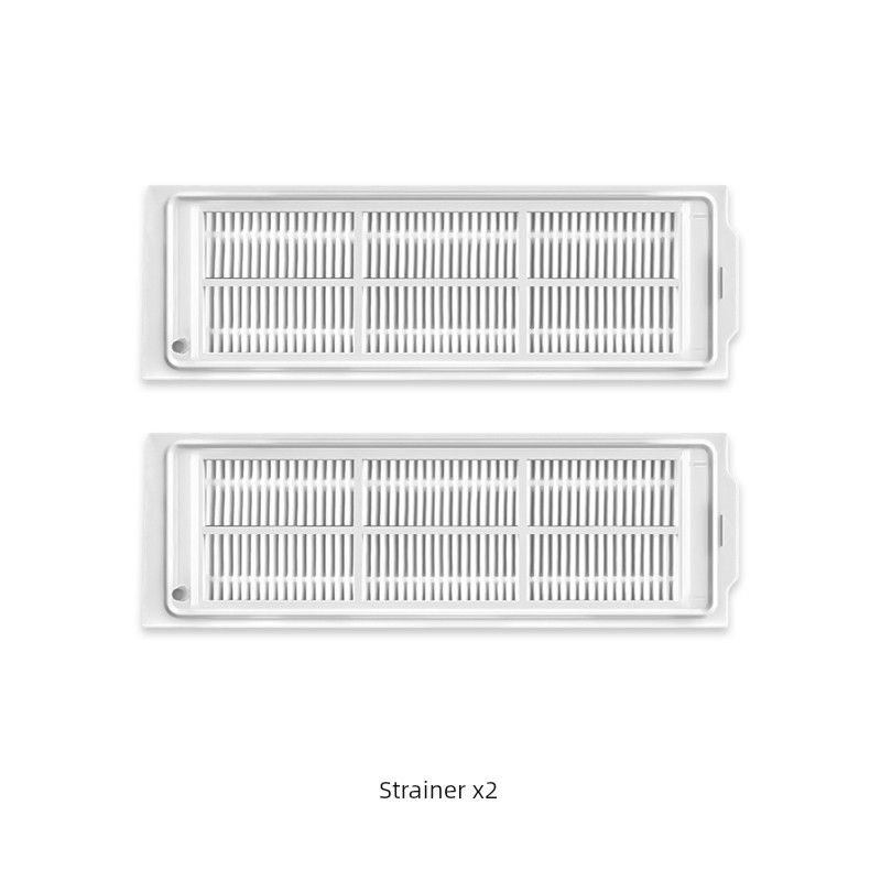 

Suitable for MIJIA Disposable Sweeping Mopping Robot Accessories Mjstp Main Brush Filter Screen Dust Box Mop Rag Sweeping Mopping Integrated Conventional Filter (2 Pieces)