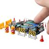 Miniature Traffic Barrier Set Warning Color Plastic Roadblocks Model Figure Props for Microlandscape Sand Table Setting