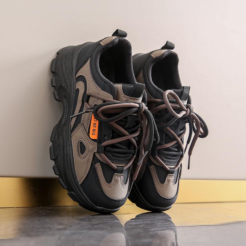 

Dad shoes women s ins tide 2024 spring new thick-soled sports versatile light explosion increase casual white shoes 35