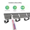 Punch-Free Wall Mounted Towel & Clothes Hook for Bathroom & Fitting Room
