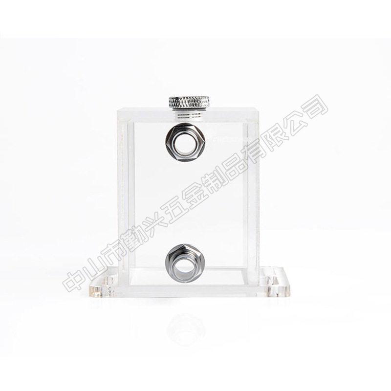 

Acrylic 200ml Square Water Cooling Tank with Extension Mount Without Stopper and Barb