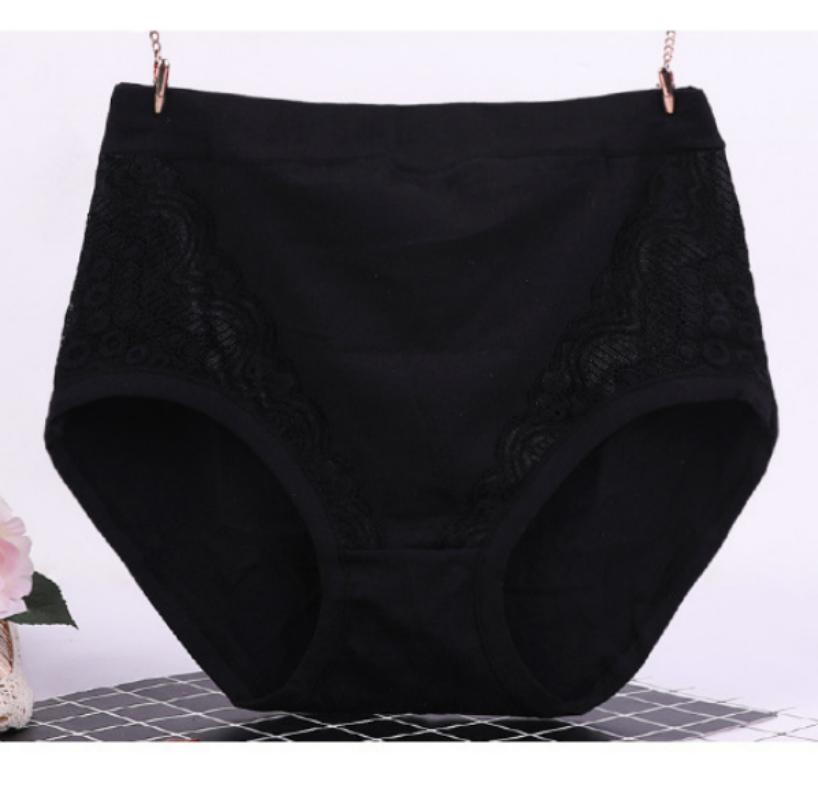 High Waist  cotton Briefs Panties Briefs Cotton Large Plus Size Lingeries Middle-aged Women Underpants Briefs High Waist Plus Size