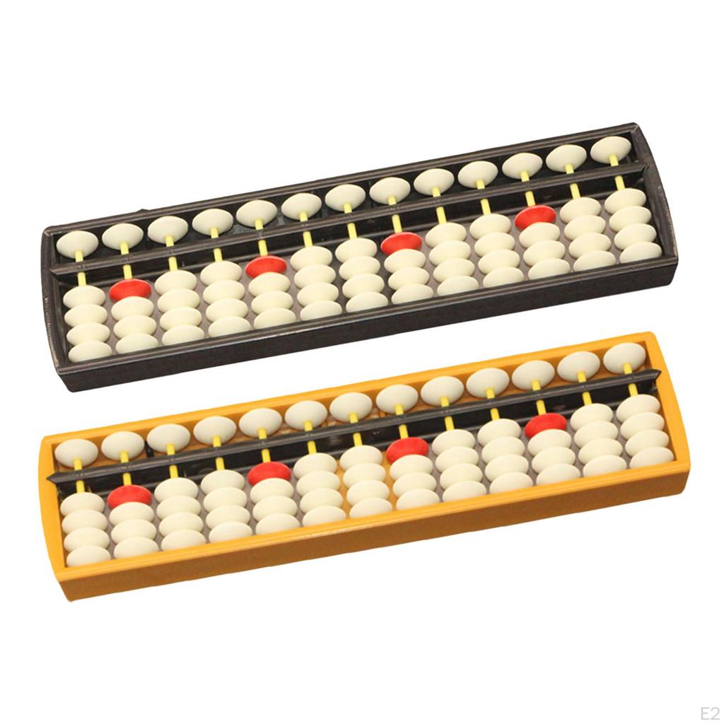 13 Beads Plastic Kid Abacus Number Count School Math Learning Tool Practical Calculate