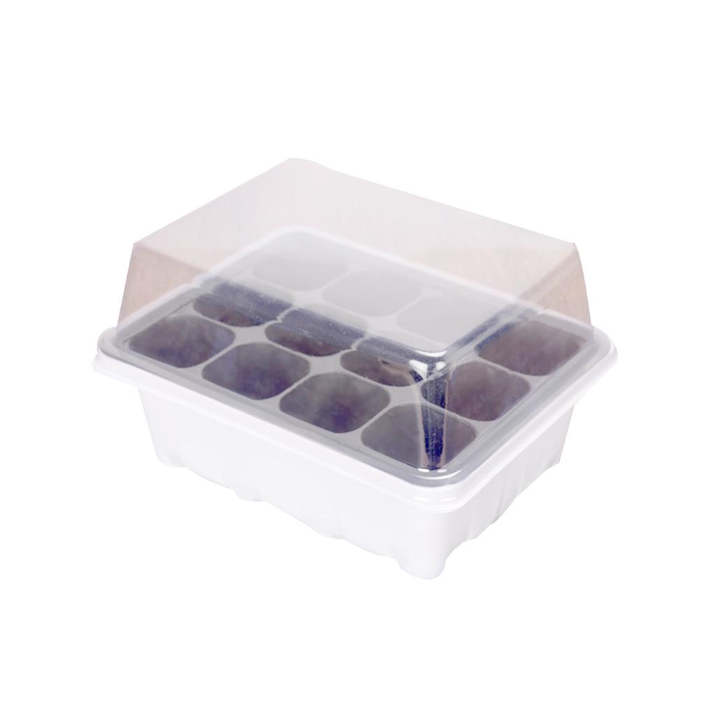 

2pcs 12 x Seedling Starter Trays Germination Garden Plant Propagation Pot no2