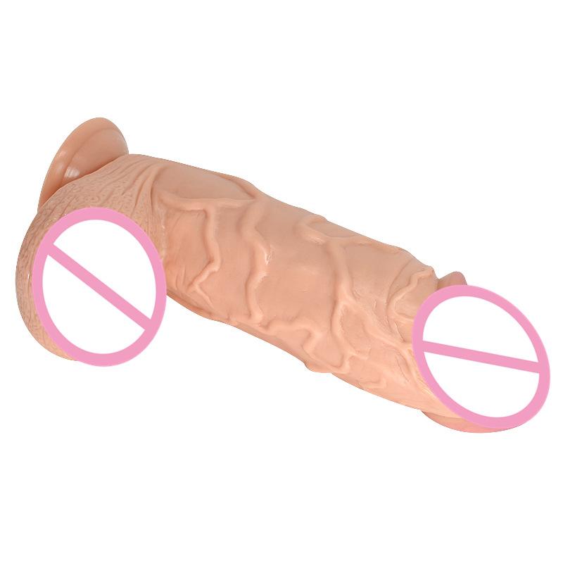 Duen Thick Suction Cup Simulation Penis Female Masturbation Sex Toys Dildos Butt Plug Penis One Piece
