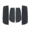 4pcs Microfiber Leather Interior Door Armrest Panel Cover Protective Trim For Peugeot 3008 2011 2012