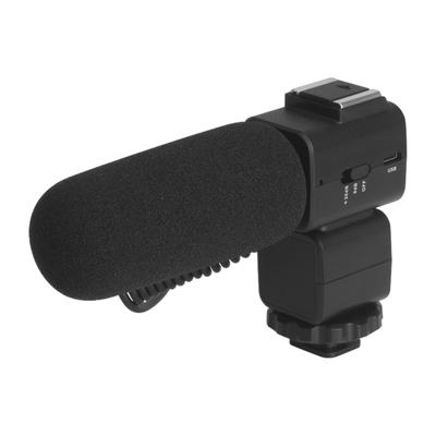 Mini Shotgun Video Mikrofon Taşınabilir Röportaj Kayıt Kondansatör Mikrofon Telefon DSLR Kamera Mikrofonu
