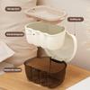 Leak Proof Storage Box For Clear Aligners Dentures Aligner Hoder with Mesh Drainage Basket Travel Essential Organiser