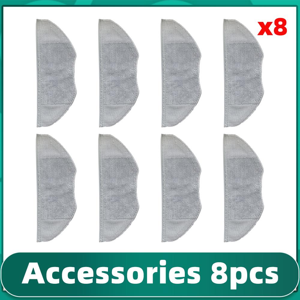 Passend für MJSTG1 Mijia G1 Mi Roboter Staubsauger-Wischmopp Essential Reiniger Hepa Filter Haupt-Seitenbürste Wischmopp-Lappen Ersatzteil Zubehör