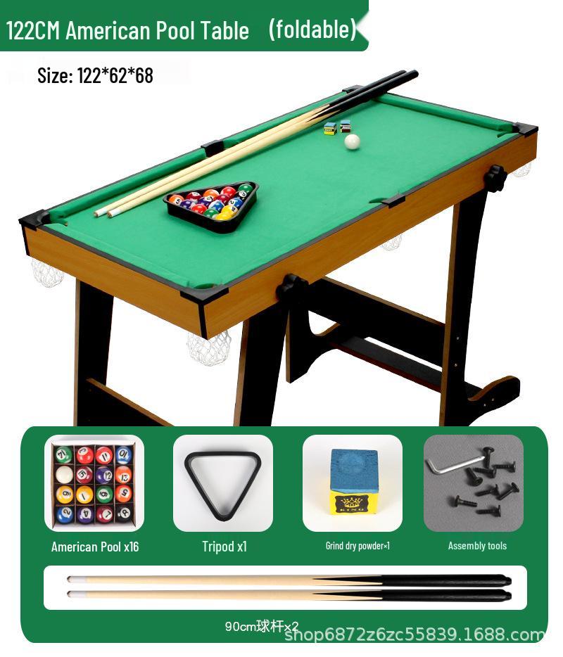 Children's Mini Wooden Billiards Table: Multifunctional Game Table with Legs