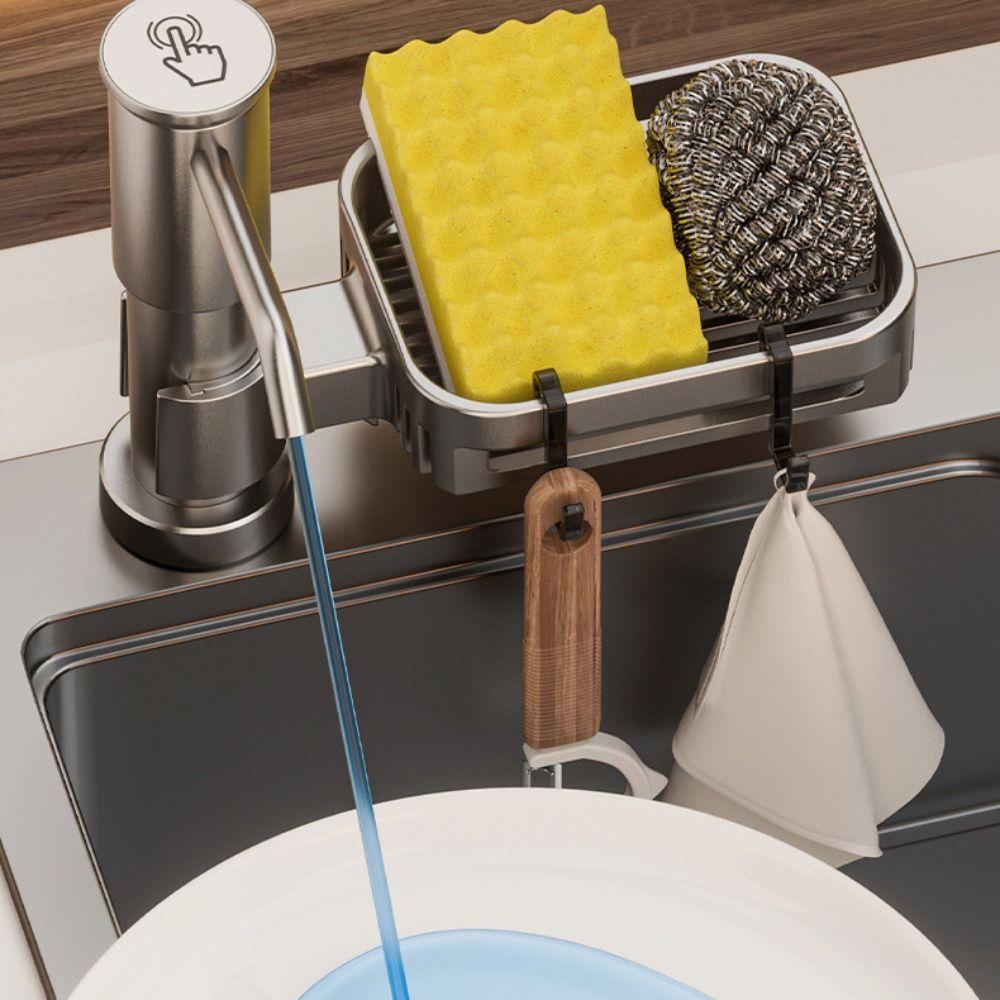 Silicone Extension Tube Soap Dispenser Stainless Steel Countertop Soap Dispenser Kitchen Use