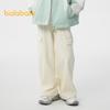 Balabala Girls' Spring Casual Cargo Pants
