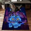 Custom KPop Demon Hunters Mat Personalized Name, Polyester Washable Indoor Entryway Rug, Gift for Christmas, Easter, Thanksgiving Day