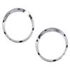 2PCS Farol de carro Anel Moldura Guarnição Surround Capa Apto Para BMW Mini Cooper R55 R56