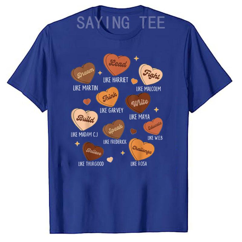 Black History Month Dream Like Martin African Leader T-Shirt Afro American Graphic Outfits Black Proud Saying Tee Novelty Gifts