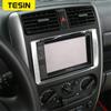 TESIN ABS Dashboard Console GPS Navigation Decoration Frame Cover Trim Stickers For Suzuki Jimny 2011-2017 Interior