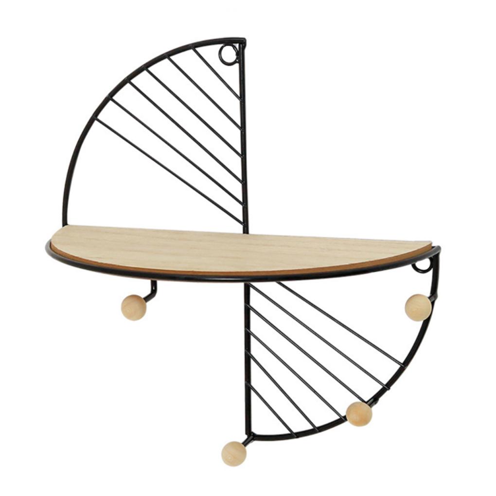 Wall Mount Storage Rack Home Supplies Iron Ple Living Room Kitchen Multipurpose Display Stand Wall-mounted Holder