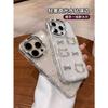 Rhinestone Three-dimensional Bow Kt Cat Shell Pattern for iPhone16promax Apple 15 Mobile Phone Case 14 New Models